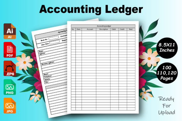 Accounting Ledger Book for KDP Design Professionals