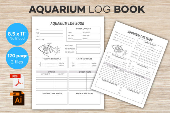 Aquarium Log Book KDP Interiors: A Creator's Essential Tool