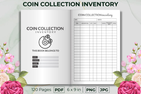 Coin Collection Inventory Book for KDP