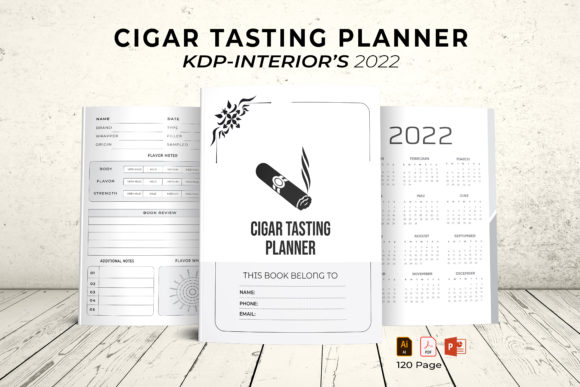 Creating the Perfect Cigar Tasting Journal with 2022 Cigar Tasting Journal Planner KDP Interior