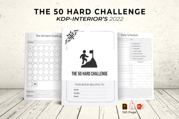 Mastering the 50 Days Hard Challenge KDP Interior’s for a Productive 2022