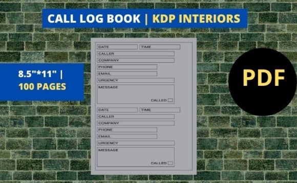 Strategic Use of Call Log Book KDP Interiors for Enhanced Productivity and Planning