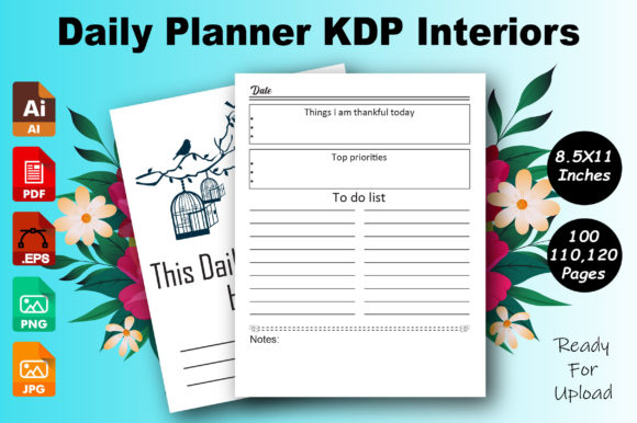 The Anatomy of a Premium Academic Daily Planner KDP Interior