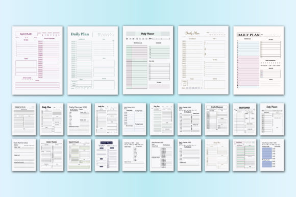 The Daily Planner Bundle: Your Comprehensive Digital Toolkit for Organization and Productivity