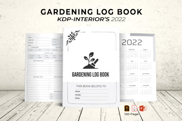 The Ultimate Tool for Gardeners: Mastering Your Garden with a Gardening Log Book KDP Interior
