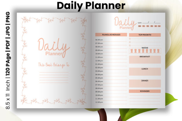Understanding Daily Planner Page - KDP Interiors for Your Publishing Venture