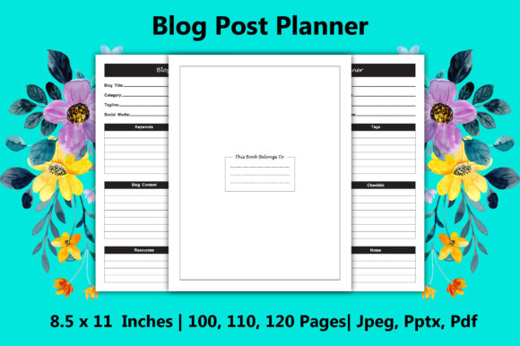 Unlock Your Creative Potential with Blog Post Planner - Kdp Interiors
