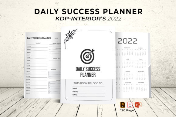 Unlock Your Potential with the 2022 Daily Success Planner – KDP Interior’s