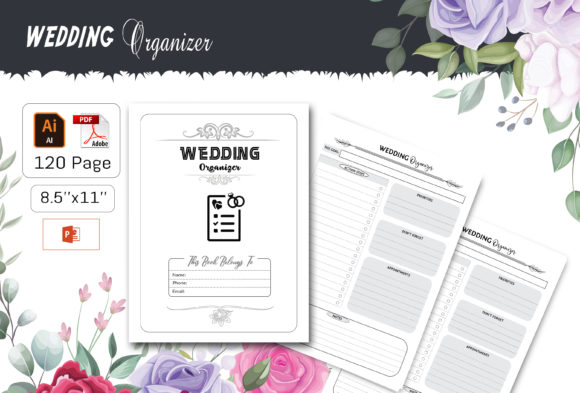Wedding Planner Organizer: Your Complete KDP Interior Template