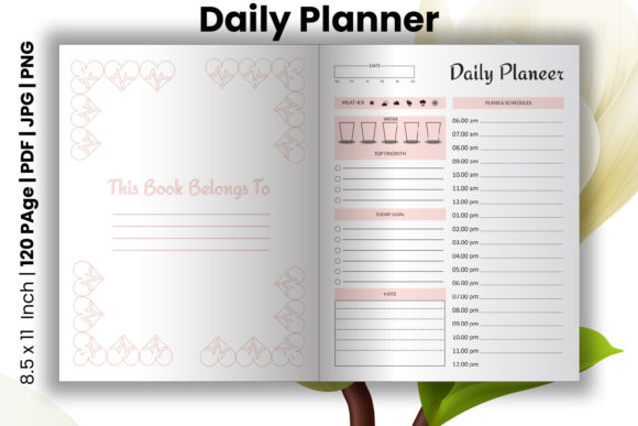 Your Essential Toolkit: Mastering the Daily Planner Schedule Pag kdp Interiors